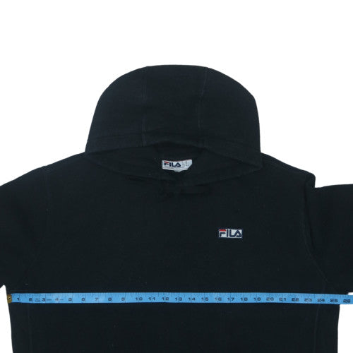 Fila Men's Black XL Pullover Hoodie Sweatshirt Logo Fleece