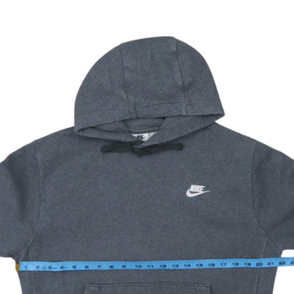 Nike Men's Grey Pullover Regular Fit Fleece Hoodie Size S