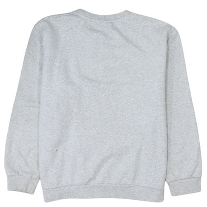 Fila Men's Grey Pullover Sweatshirt XXL Regular Fit Logo Crew Neck