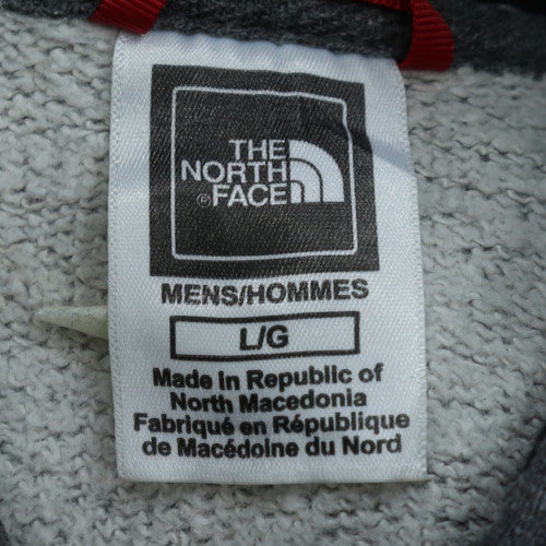 The North Face Men's Grey Pullover Hoodie L Outdoor Fleece
