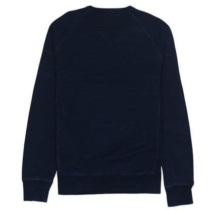 Levi's Men's Blue Regular Fit Crew Neck Long Sleeve Cotton Sweatshirt Size M