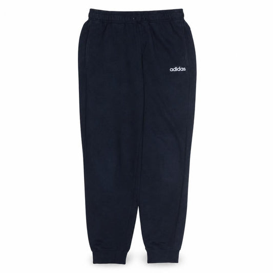 Front view of Adidas Men's Black Jogger Sweatpants, size M, Fleece Regular Fit