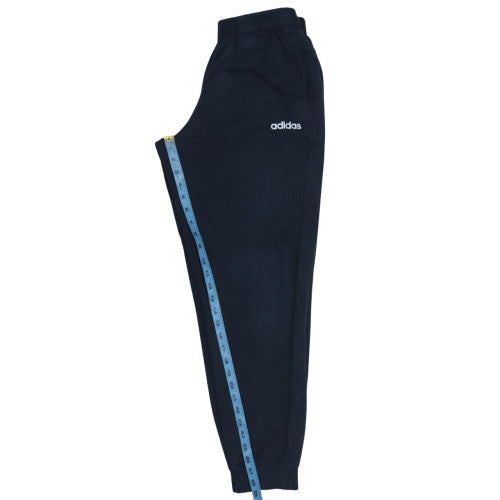 Adidas Men's Black Jogger Sweatpants Size M Fleece Regular Fit