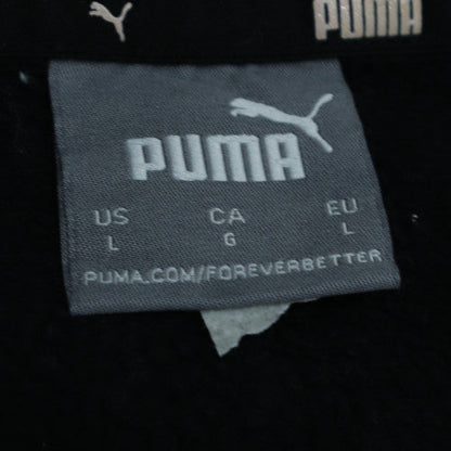Puma Men's Black Crew Neck Pullover Sweatshirt Size L