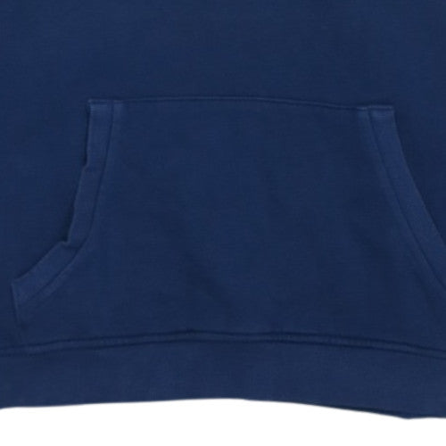 Champion Boys Blue Pullover Hoodie 176cm Classic Fit Cotton Blend