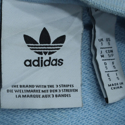 Adidas Men's Blue Crew Neck Logo Sweatshirt Size S