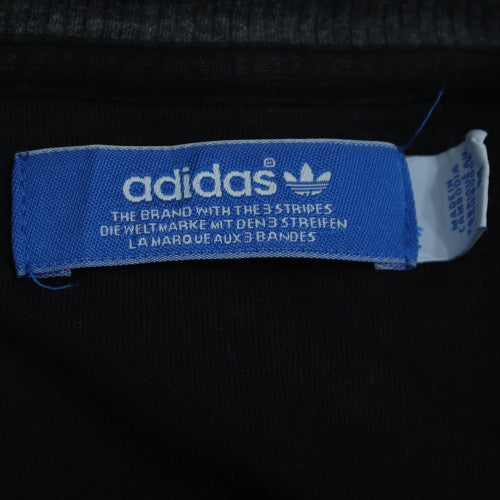 Adidas Mens Black Button Cardigan Sweatshirt M Regular Fit
