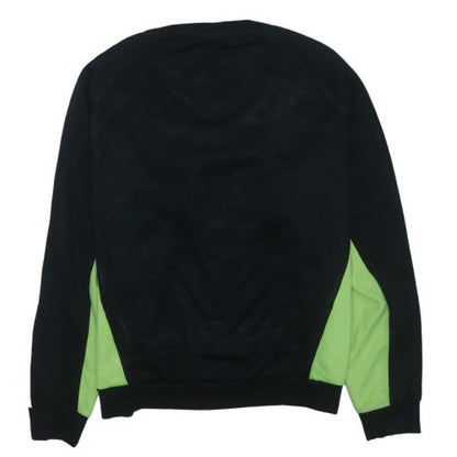 Nike Men's Black Crew Neck Pullover Sweatshirt M Logo Sportswear