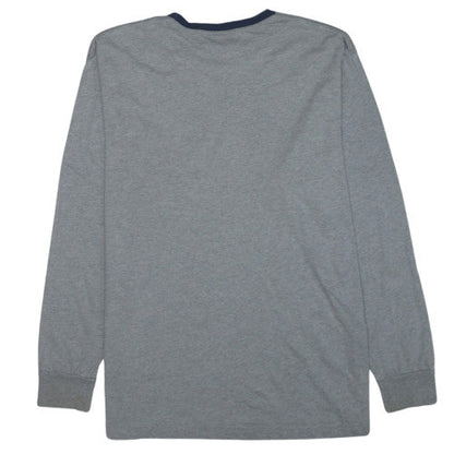 Polo Sport Ralph Lauren Men's Grey Long Sleeve Cotton Top Size M