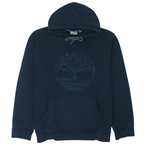 Timberland Men's Blue 3XL Pullover Hoodie with Logo