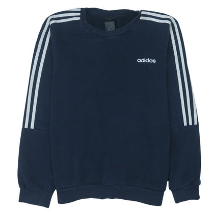Adidas Men's Blue Crew Neck Pullover Sweatshirt Size L