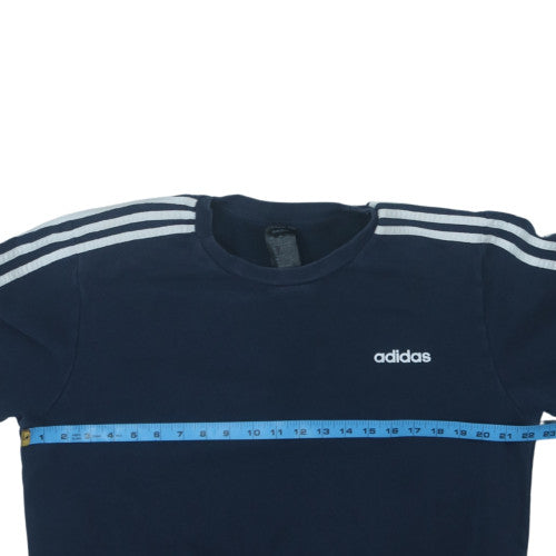 Adidas Men's Blue Crew Neck Pullover Sweatshirt Size L