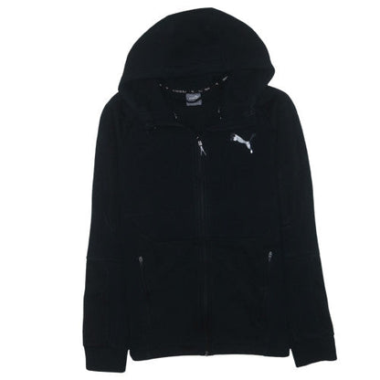 Puma Men's Black Full Zip Hoodie Small Regular Fit Sportswear