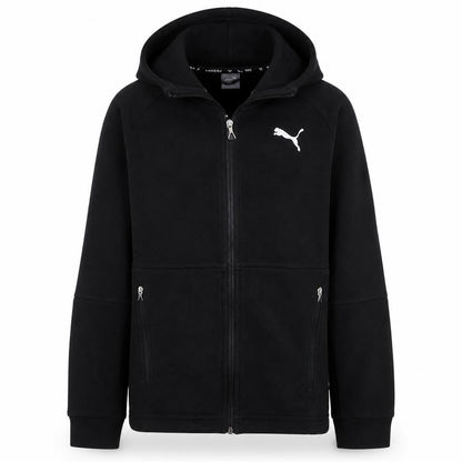Puma Men's Black Full Zip Hoodie Small Regular Fit Sportswear