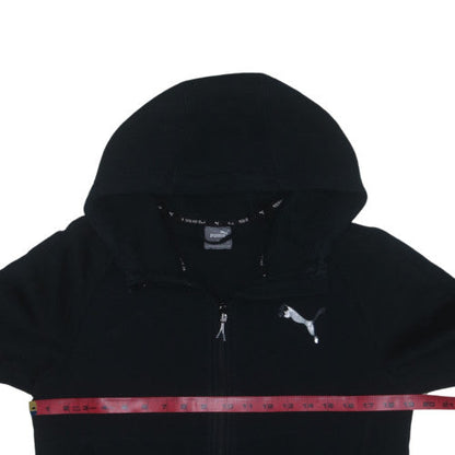 Puma Men's Black Full Zip Hoodie Small Regular Fit Sportswear
