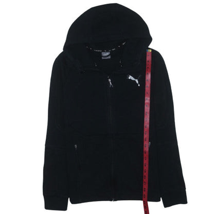 Puma Men's Black Full Zip Hoodie Small Regular Fit Sportswear
