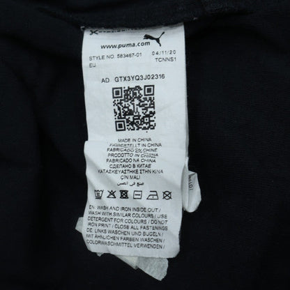 Puma Men's Black Full Zip Hoodie Small Regular Fit Sportswear