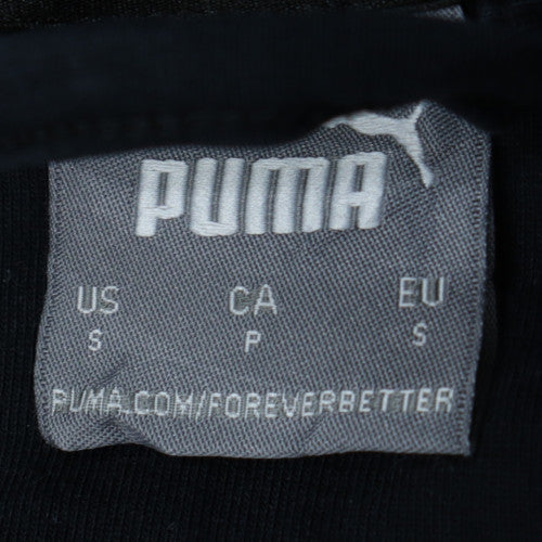 Puma Men's Black Full Zip Hoodie Small Regular Fit Sportswear