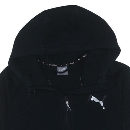 Puma Men's Black Full Zip Hoodie Small Regular Fit Sportswear