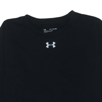 Under Armour Mens Black 2XL Pullover Crew Neck Sweatshirt