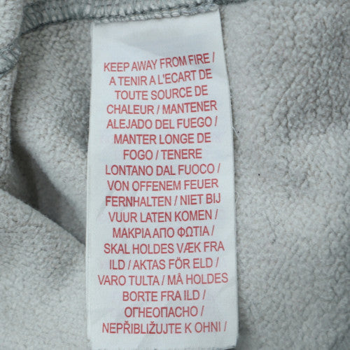 Nike Boys Grey Colourblock Fleece Zip Hoodie Jacket Size 14 Years