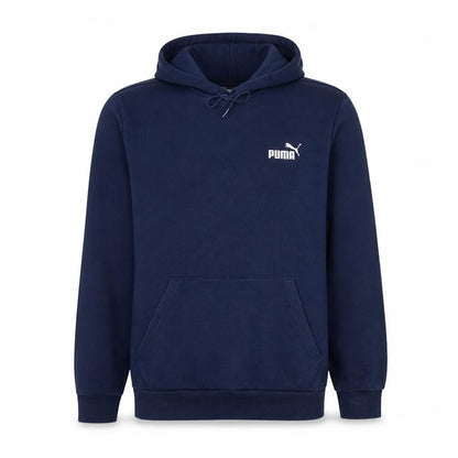 Puma Men's Navy Blue Pullover Hoodie Size M Logo Design