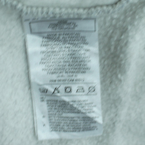 Adidas Men's Grey Pullover Hoodie Size L Regular Fit Fleece