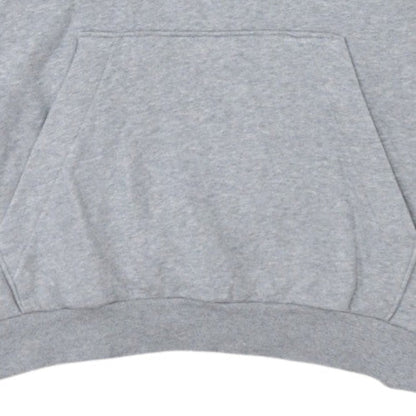 Adidas Men's Grey Pullover Hoodie Size L Regular Fit Fleece