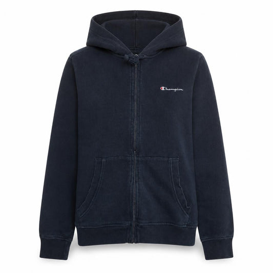 Champion Women's Black Full Zip Hoodie L Hooded Sweatshirt