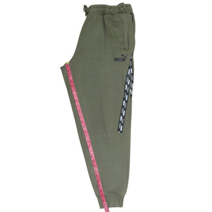 Puma Men's Green XL Jogger Trousers Fleece Activewear