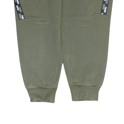 Puma Men's Green XL Jogger Trousers Fleece Activewear