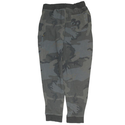 Alpha Industries Men's Grey Camouflage Jogger Trousers Size M
