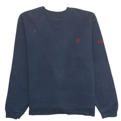 Timberland Men’s Blue Crew Neck Sweatshirt L Pullover Fleece