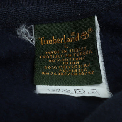 Timberland Men’s Blue Crew Neck Sweatshirt L Pullover Fleece