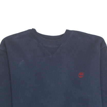 Timberland Men’s Blue Crew Neck Sweatshirt L Pullover Fleece