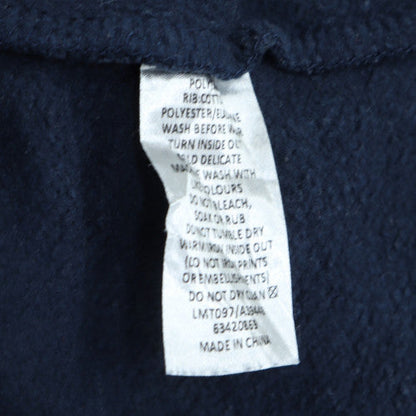 Lonsdale Men's Blue Pullover Hoodie L Logo Fleece Sweatshirt