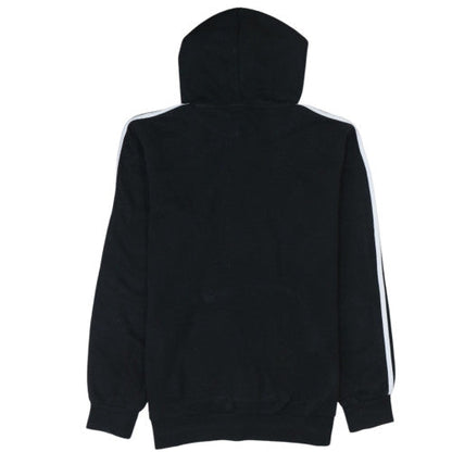 Adidas Men’s Black Pullover Hoodie L Logo Sports Fleece Sweatshirt