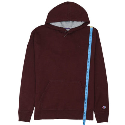 Champion Men's Brown Pullover Hoodie L Regular Fit Sportswear