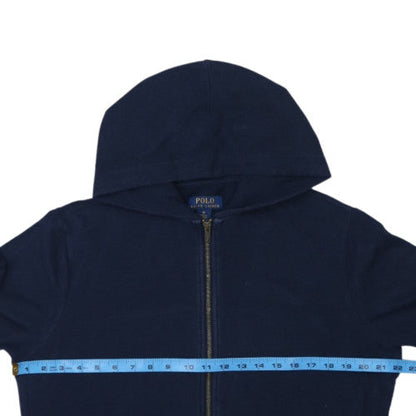 Ralph Lauren Men's Blue Full Zip Hoodie Size M