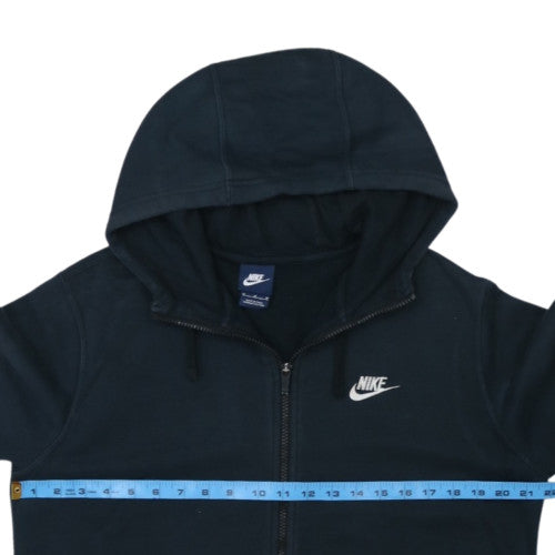 Nike Men’s Blue Full Zip Hoodie M Regular Fit Fleece Sweatshirt