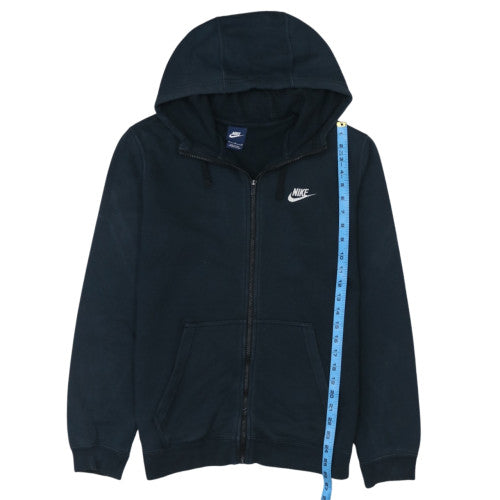 Nike Men’s Blue Full Zip Hoodie M Regular Fit Fleece Sweatshirt