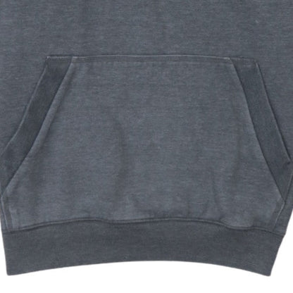 Reebok Mens Grey Pullover Hoodie M Sports Logo Fleece