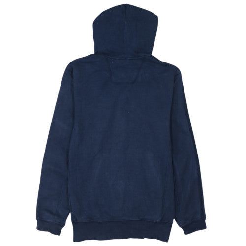 Adidas Men's Blue Full Zip Hoodie Size M Fleece Sportswear