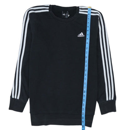 Adidas Men's Black Crew Neck Pullover Sweatshirt Size M