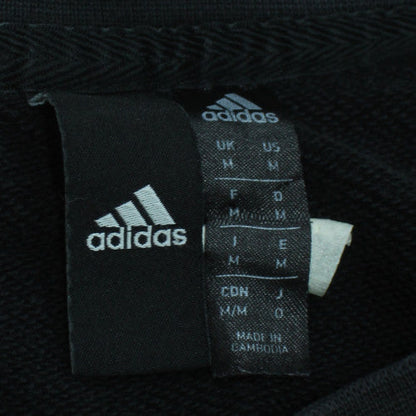 Adidas Men's Black Crew Neck Pullover Sweatshirt Size M