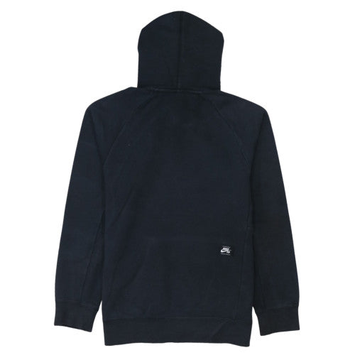 Nike SB Men's Black Pullover Hoodie M Fleece Logo Skate Sweatshirt