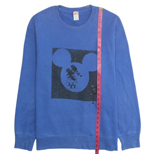 Uniqlo Men’s Blue Disney Graphic Pullover Sweatshirt XL