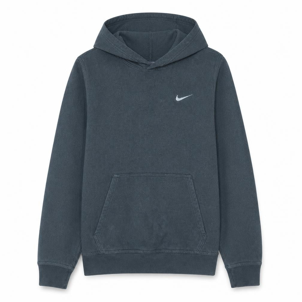 Nike Men’s Grey Pullover Hoodie Size M Fleece Lined Sportswear