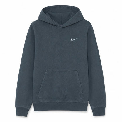 Nike Men’s Grey Pullover Hoodie Size M Fleece Lined Sportswear