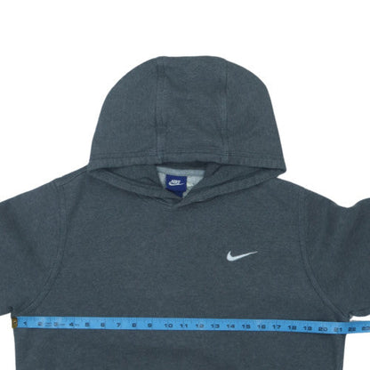 Nike Men’s Grey Pullover Hoodie Size M Fleece Lined Sportswear